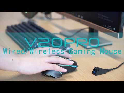 RAPOO V20 Pro Wired/Wireless Gaming Mouse