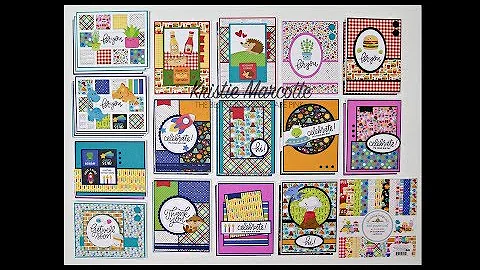 Doodlebug Design So Much Pun - 31 cards from one 6...