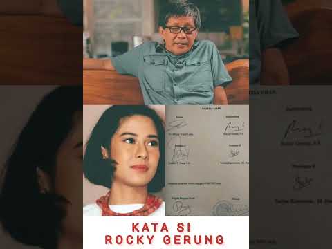 Menarik...Cerita Rocky Gerung Saat Menguji Skripsi Dian Sastro