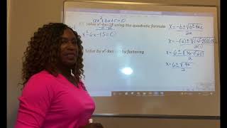 Algebra 2 | Unit 1: Quadratics Revisited Test Study Guide (problems #17-18)