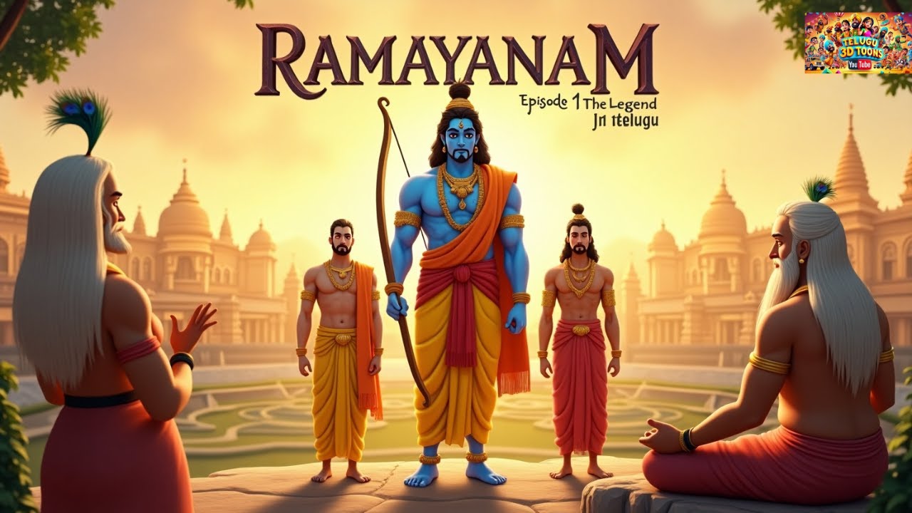 Ramayanam Episode 1 | The Legend of Lord Rama | 3D Animated Story in