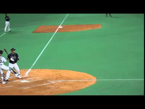 2016/03/30  日ハム　市川友也　ストライク送球で盗塁を防ぐ！　Bs - F