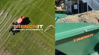 SGH1000 Sand & Gravel Hopper For Trench Backfilling | By TRENCH IT