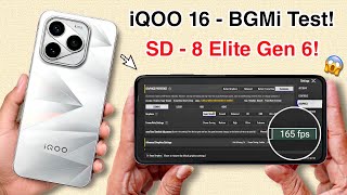 iQOO 16 BGMI Test | iQOO 16 PUBG Test | SD 8 Elite Extreme Gen 6 - Gaming Beast |🔥 screenshot 3