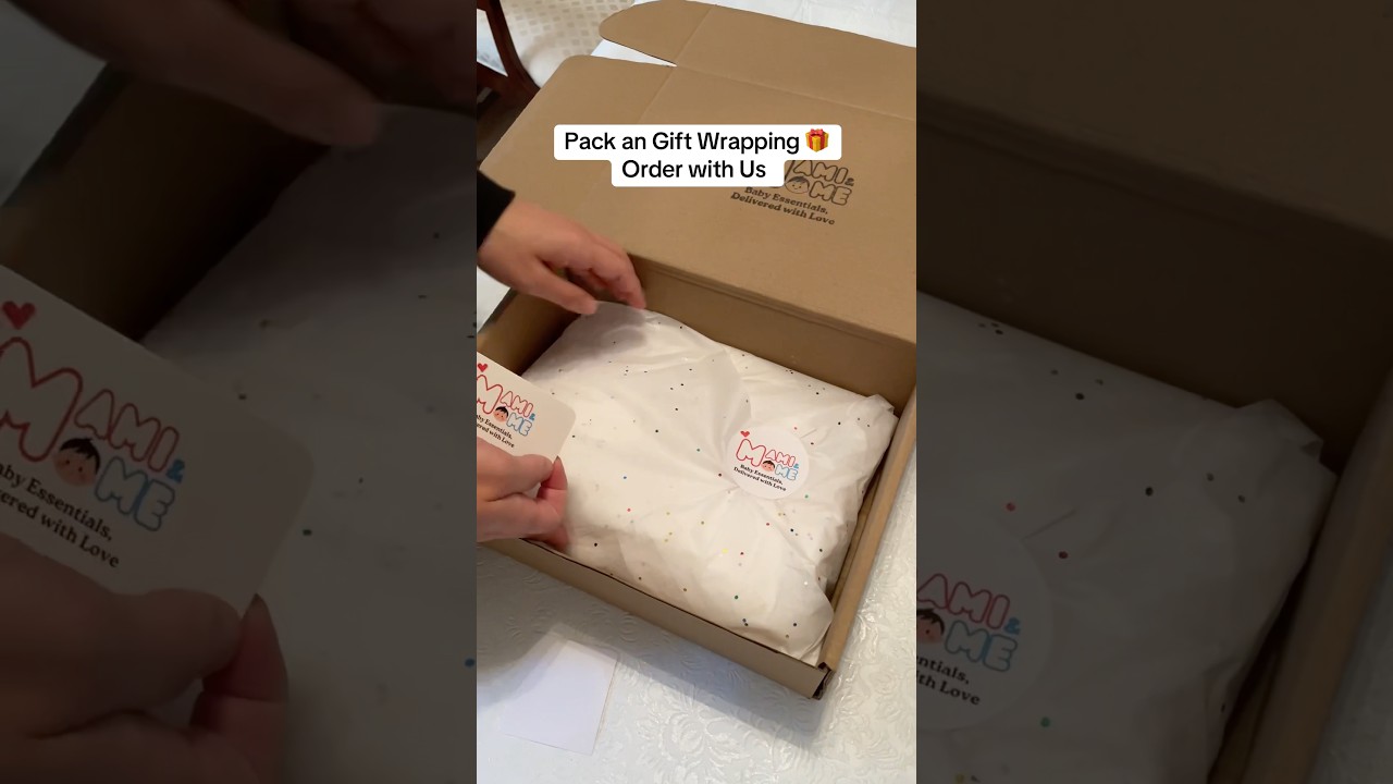 Pack a Gift Wrapped 🎁 Order with us! 