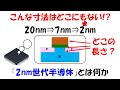 【政府が1千億出資!!】2nmなんて寸法は無いのに2nm世代半導体ってどういうこと？【MOSFET】【GAA型】