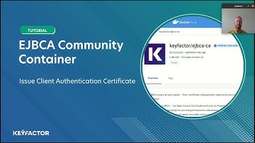 PKI Docker Container – Issue Client Authentication Certificate using EJBCA