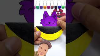 Smiling Critters DIY Swing Toy Paper Craft ideas | Catnap Paper Toy 😊 #youtubeshorts #ytshorts