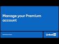 Manage your Premium account