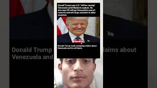 Donald Trump: U.S. ‘Will Be Running’ Venezuela 🇺🇸 | Maduro Captured &amp; Oil Reserves Tapped