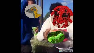 This, is how you eat a hornworm! (Dinoesentria)