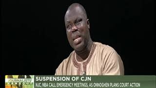 Journalists' Hangout 28th Jan., 2019 | Suspension of CJN