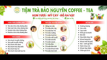 CorelDraw - Thiết kế menu đồ uống bằng Coreldraw. Ứng dụng Coreldraw trong quảng cáo