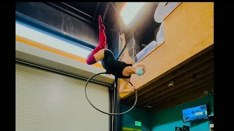 Britt Green aerial hoop / Lyra spanset sequence [Taylor swift “daylight”]