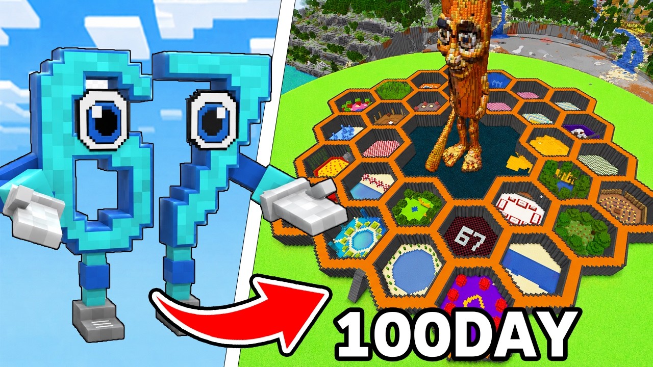 100日間でブレインロッド動物園を作る【 マイクラ / マインクラフト 】