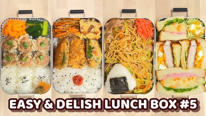 6 EASY 20-Minute Japanese Lunch Box Recipes