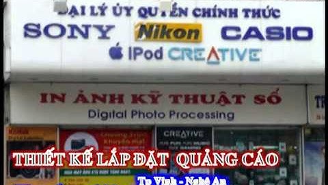 Thiết kế maket Biển quảng cáo các loại tại nghệ an