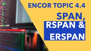 ENCOR 350-401 Topic 4.4 - SPAN, RSPAN & ERSPAN