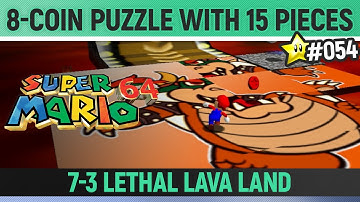 Super Mario 64 - 8-Coin Puzzle with 15 Pieces ⭐ 54/120 Star Guide