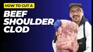 how to cut a  beef cross rib shoulder clod