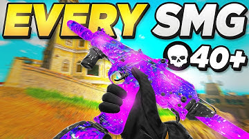 40+ KILLS with EVERY SMG in Warzone + Best Class Setups