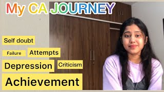 MY CA JOURNEY:) 5.5 years of hardwork failures and success #cafinaljourney #motivational