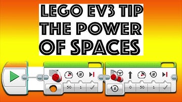 LEGO EV3 Programming Tip: Using Spaces