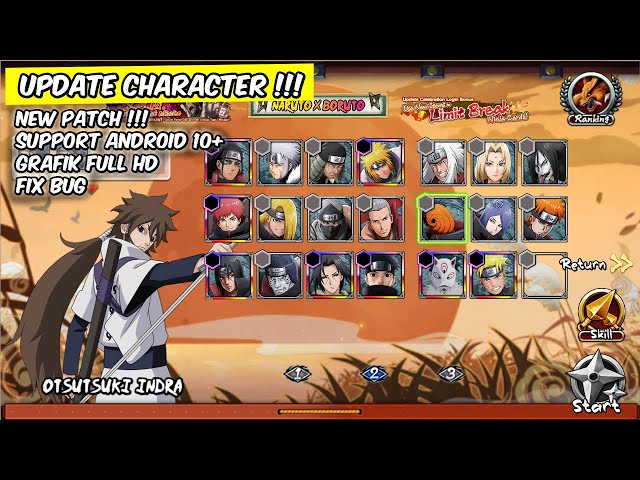 Update Character!!! Naruto Senki Ninja Connections Mobile | Patch Fix Bug class=