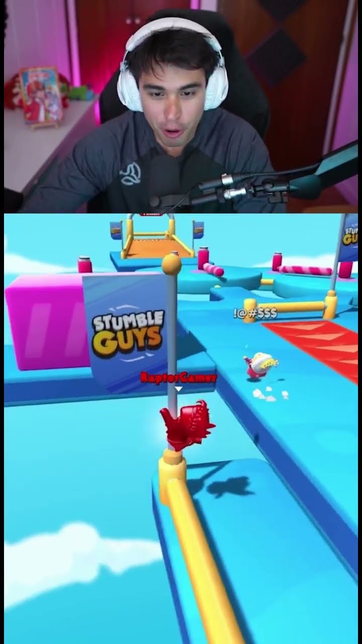 STUMBLE GUYS con mi amigo sin ropa?? ? #raptorgamer #stumbleguys #loscompas