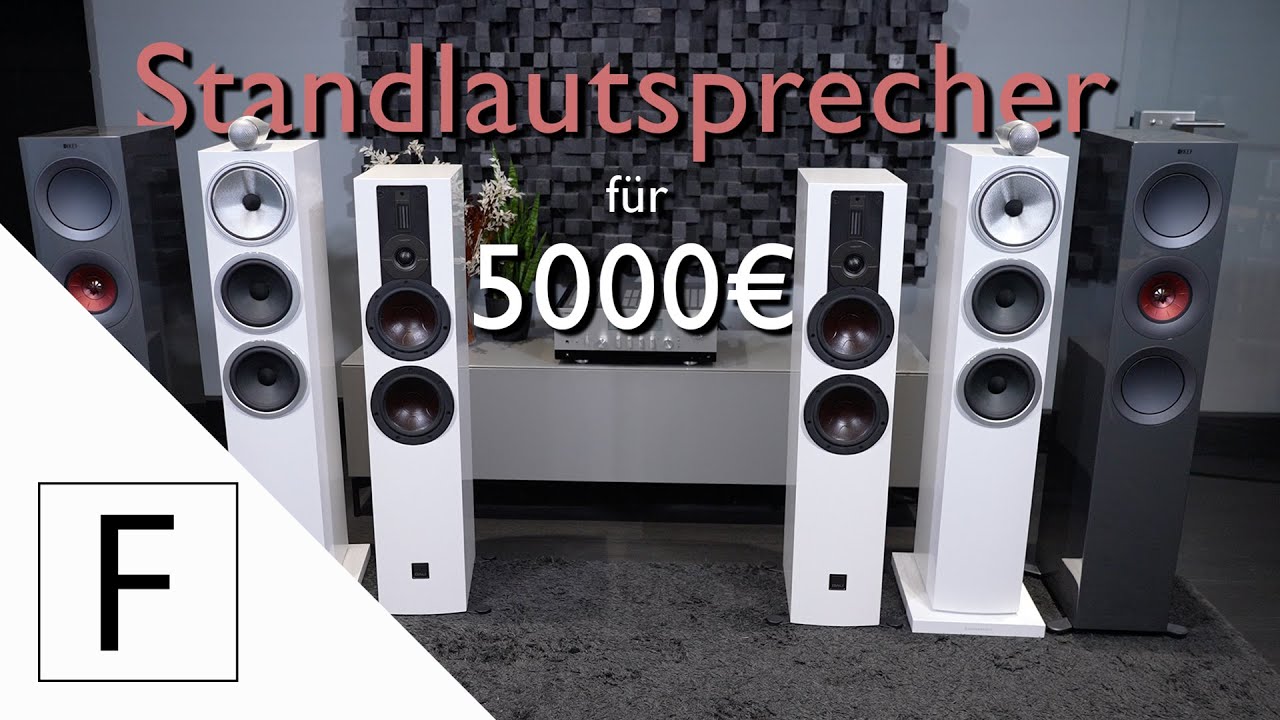 HiFi Lautsprecher Vergleich | Dali vs. B&W vs. KEF für 5000€