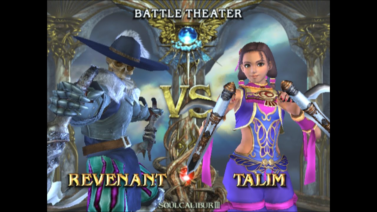Soul Calibur III Battle Theater Revenant Vs Talim - YouTube
