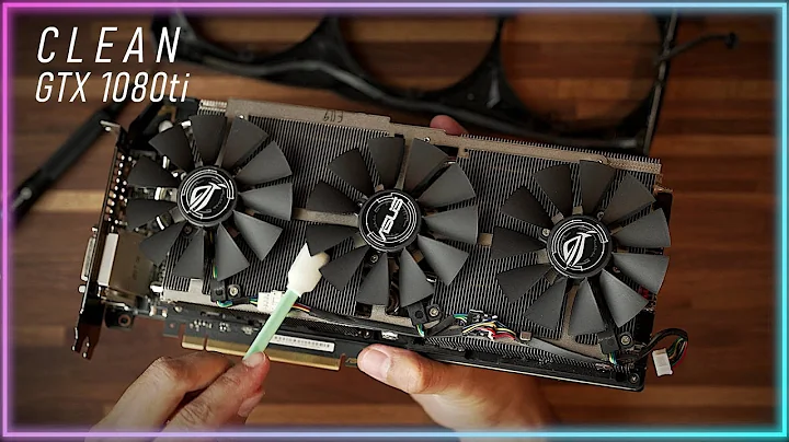Làm sạch Asus ROG Strix GTX 1080 Ti GPU dễ dàng và hiệu quả