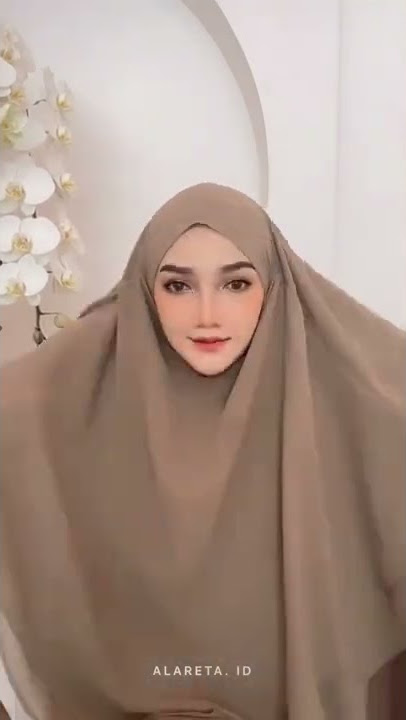 French Khimar Hijab Tutorial #hijab #shorts