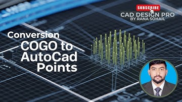 How to Convert COGO Points to AutoCAD Points in Civil 3D | Step-by-Step Tutorial