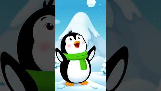 Cold Snow! ❄️🐧 #shorts #toddlers #winter #littlegreenpark #kidsvideo #snow