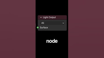 Light Output | Explaining Every Single Node in Blender #blender #b3d