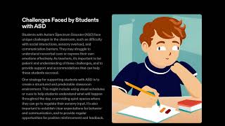 Unlocking Potential: Enhancing Teacher Awareness about Autism in the Classroom.