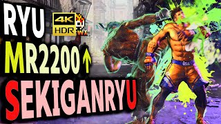 SF6: Sekiganryu  Ryu MR2200 over  VS Luke | sf6 4K Street Fighter 6