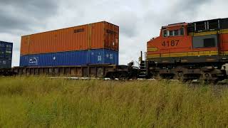 BNSF stack train northbound