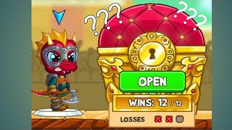What did I get out of this 12 win Arena chest in Fun Run 3?