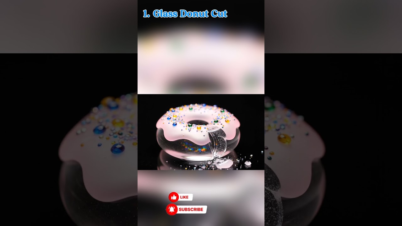 Glass Fries & Fast Food ASMR | AI Cutting & Eating Video | Oddly Satisfying part 2 