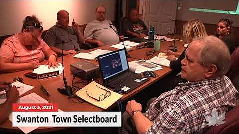 Swanton Town Selectboard | 08/03/2021