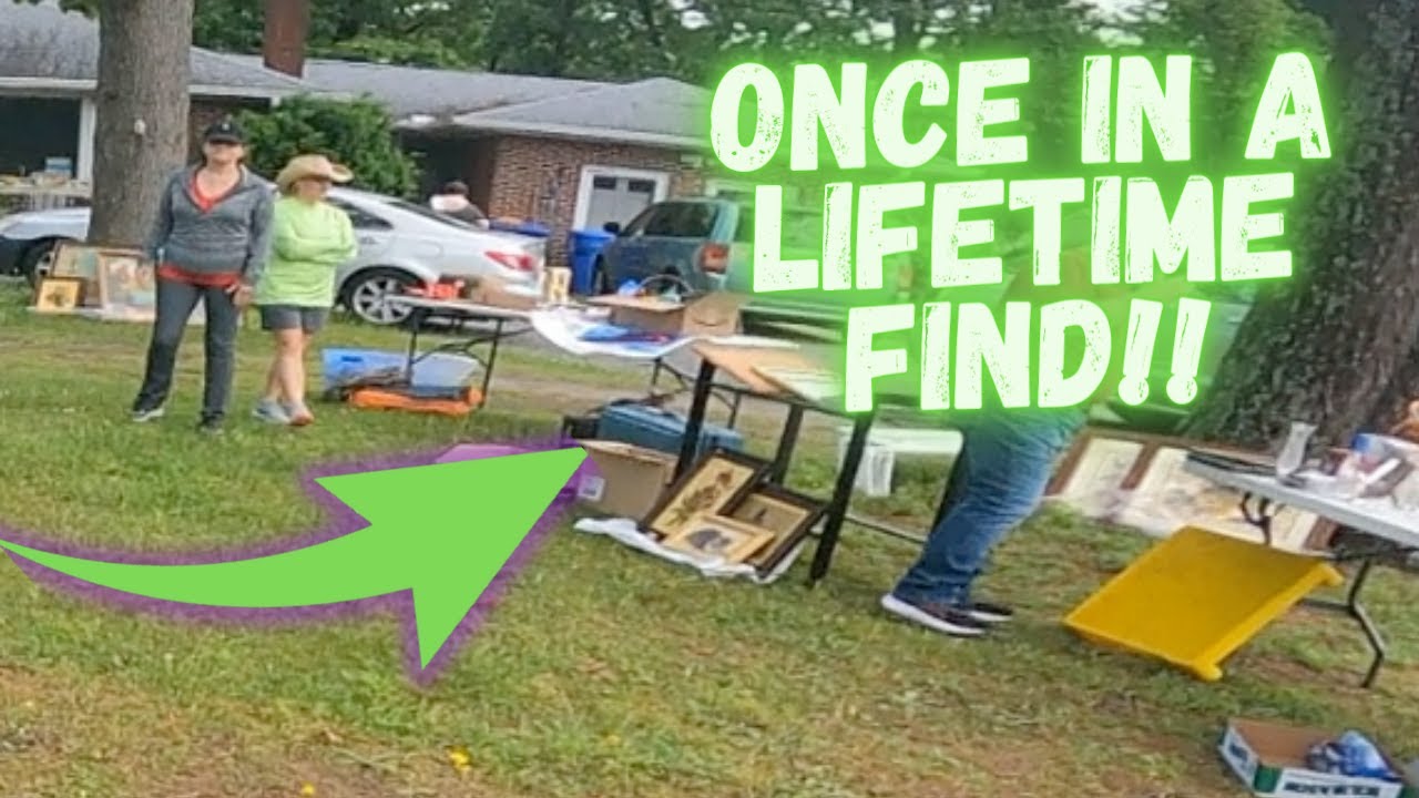 WHAT IS THIS ITEM DOING AT A GARAGE SALE?!? YouTube