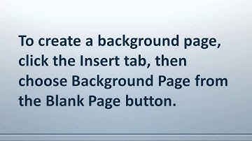 Visio 2010 Background Pages