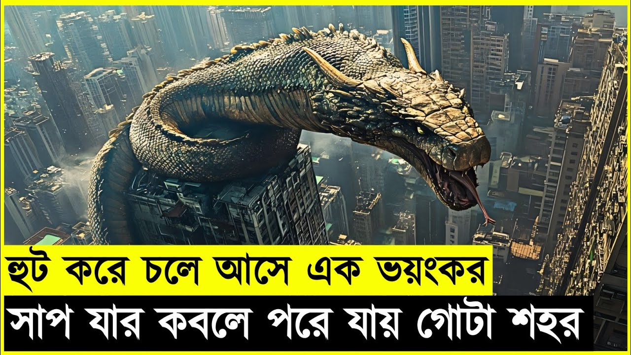 পুরো শহর ধ্বংস করে ফেলে এই সাপ 😱 Movie Explained in bangla