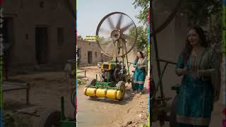 “ਪਾਣੀ ‘ਚ ਚੱਲਣ ਵਾਲਾ Fan Jugad 😲 Water Running Machine Test #Desijugad #watermachine  #desiengineering