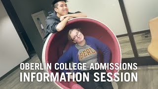 Oberlin College Admissions - Information Session