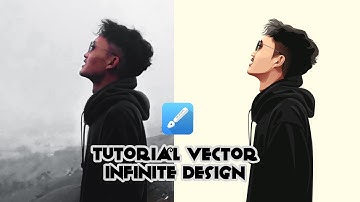tutorial infinite design - vector wajah