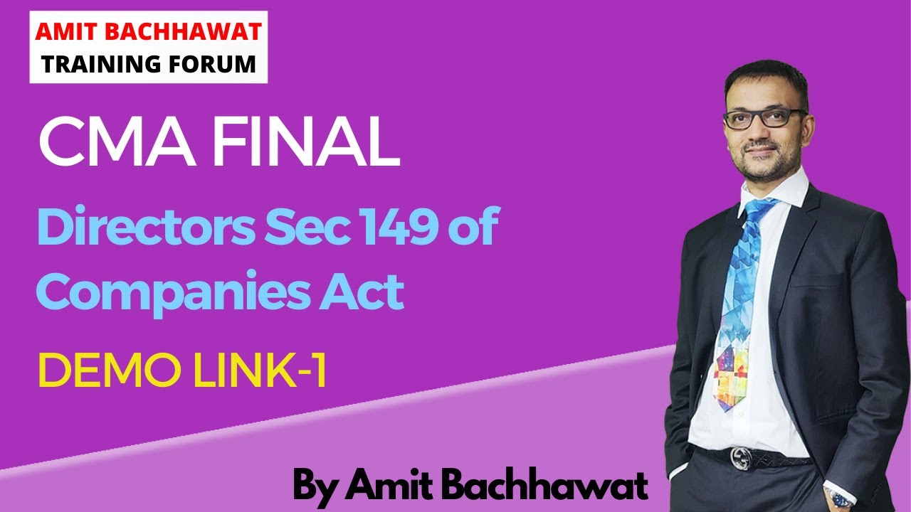 CMA Final Law Classes Company Law Directors Section 149 Companies cma-final-law-classes-company-law-directors-section-149-companies