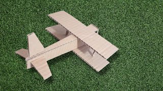 how to make a beautiful dragonfly plane from used cardboard